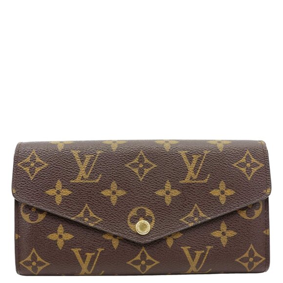 Louis Vuitton  Sarah Monogram Canvas Wallet Brown - Picture 1 of 14